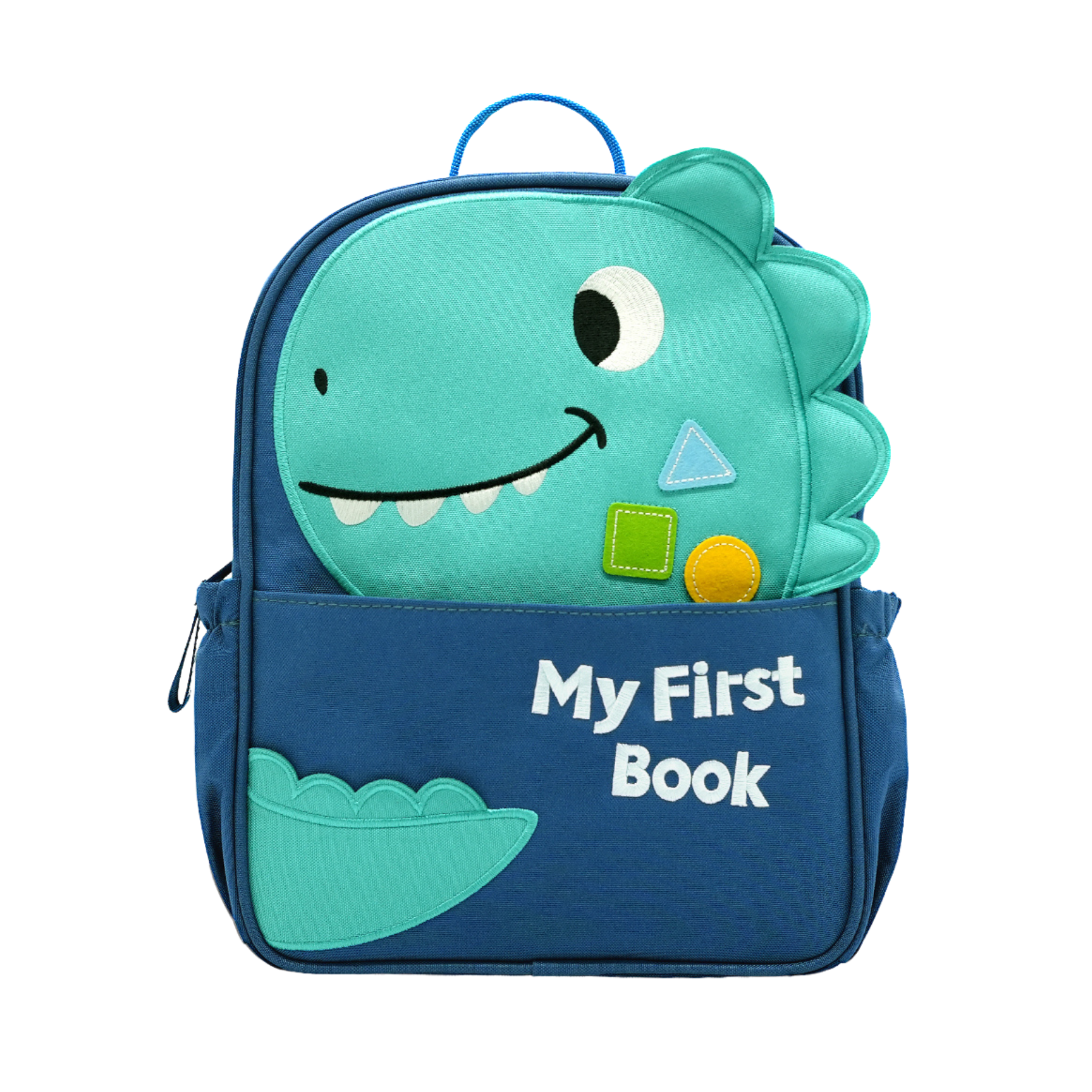 Kinder-Rucksack im Mein-Alltag-Design (Blau) von My First Book – passendes Zubehör zum Quiet Book