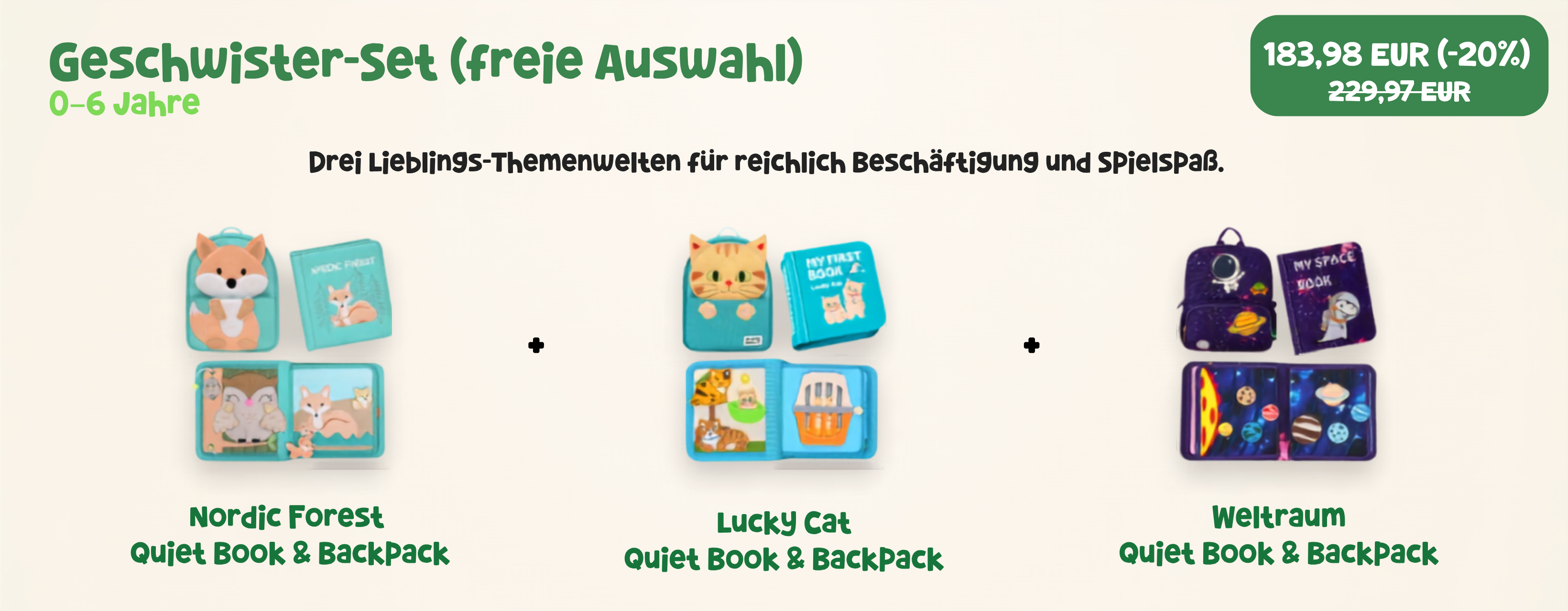 Geschwister-Set freie Auswahl -20%