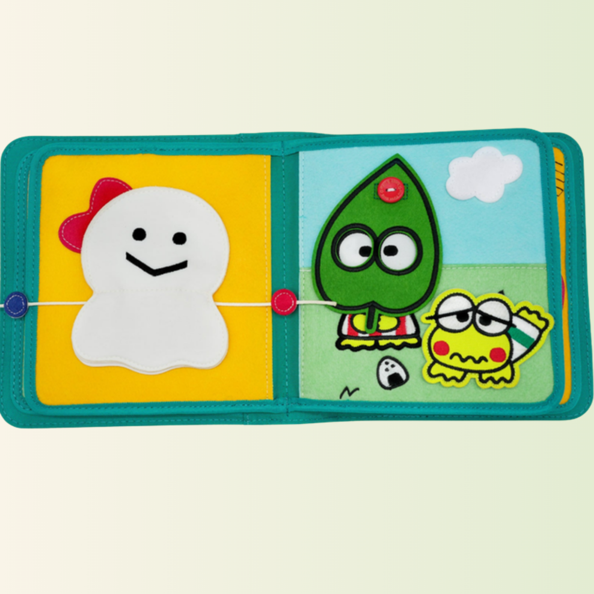 My First Book Keroppi + Backpack Set