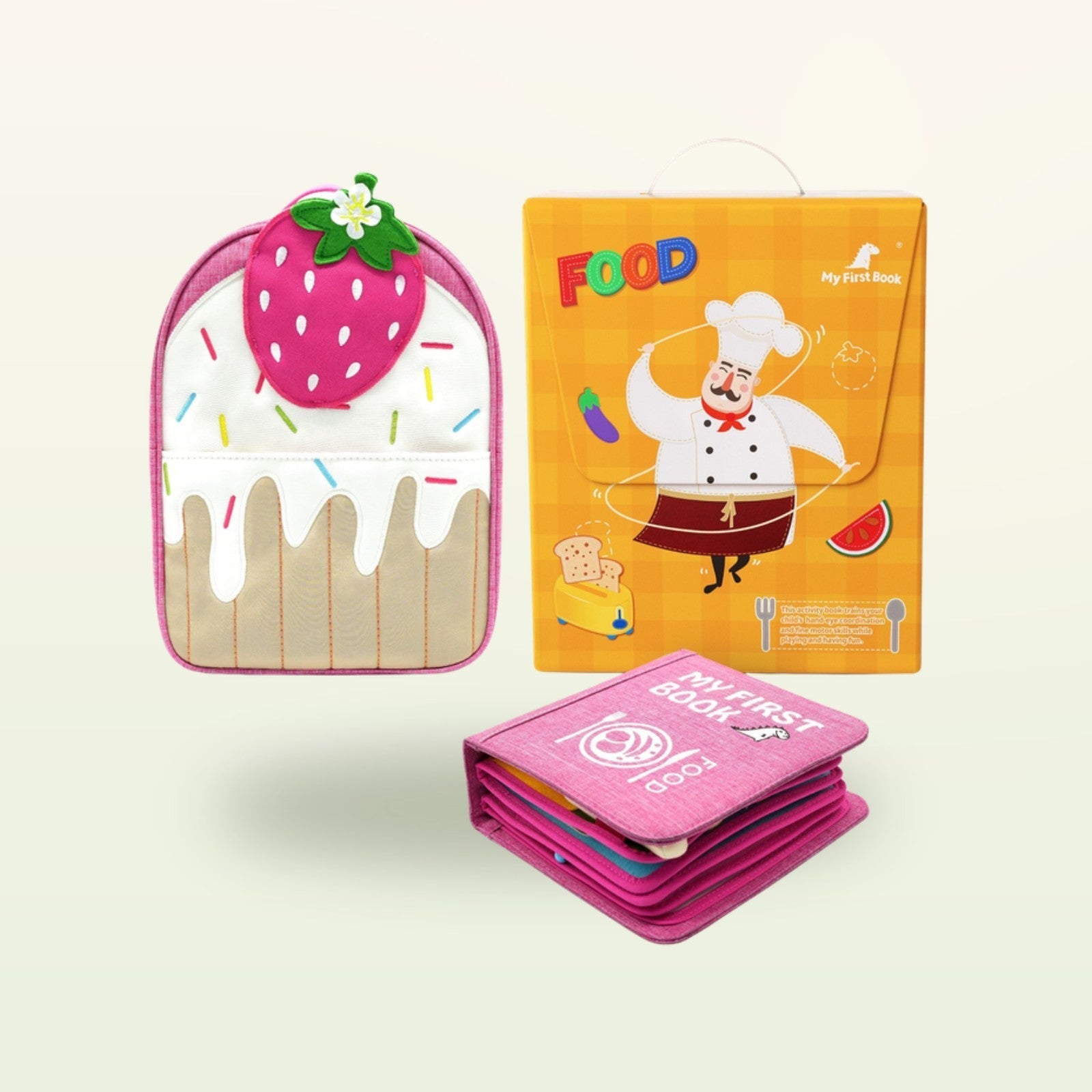 Kleine Feinschmecker rosa Geschenkverpackung