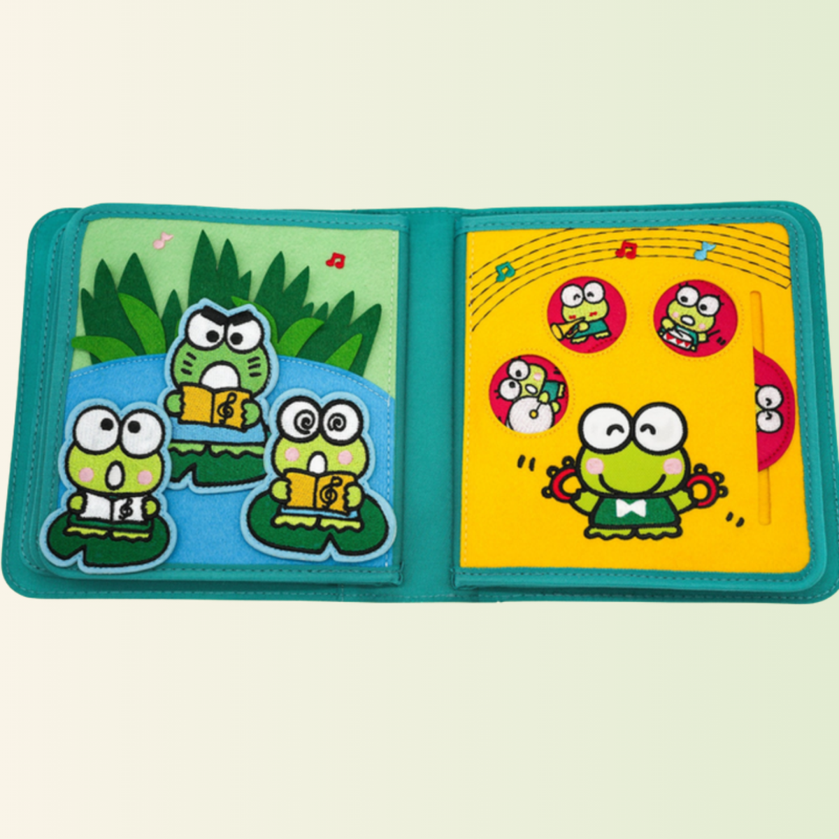 My First Book Keroppi + Backpack Set